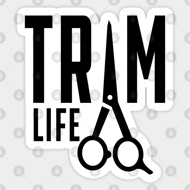 Barber - Trim life Sticker by KC Happy Shop